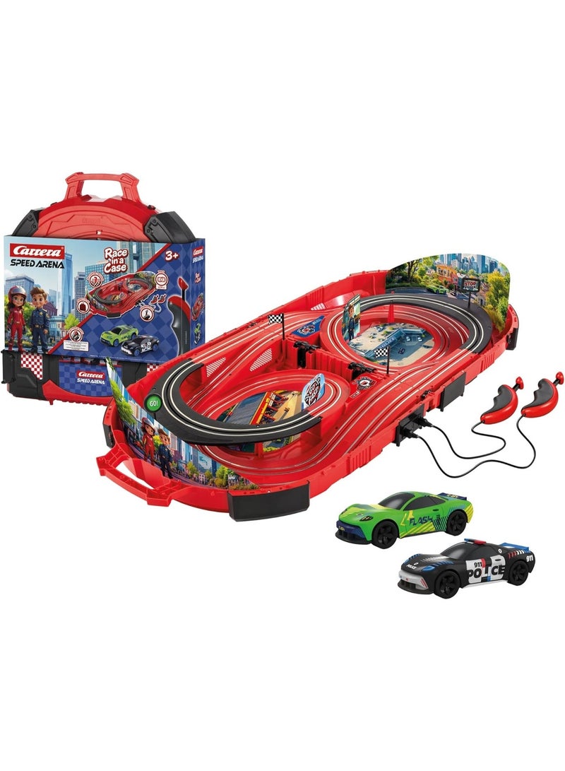 كاريرا سيارة شرطة لعبة بالتحكم عن بعد مع إضاءة LED وتوجيه، سيارة شرطة سريعة للأطفال، وقت تشغيل 20 دقيقة، بطارية قابلة للشحن، للعب الداخلي والخارجي - Image 2